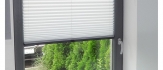 Biała plisa na okno PCV